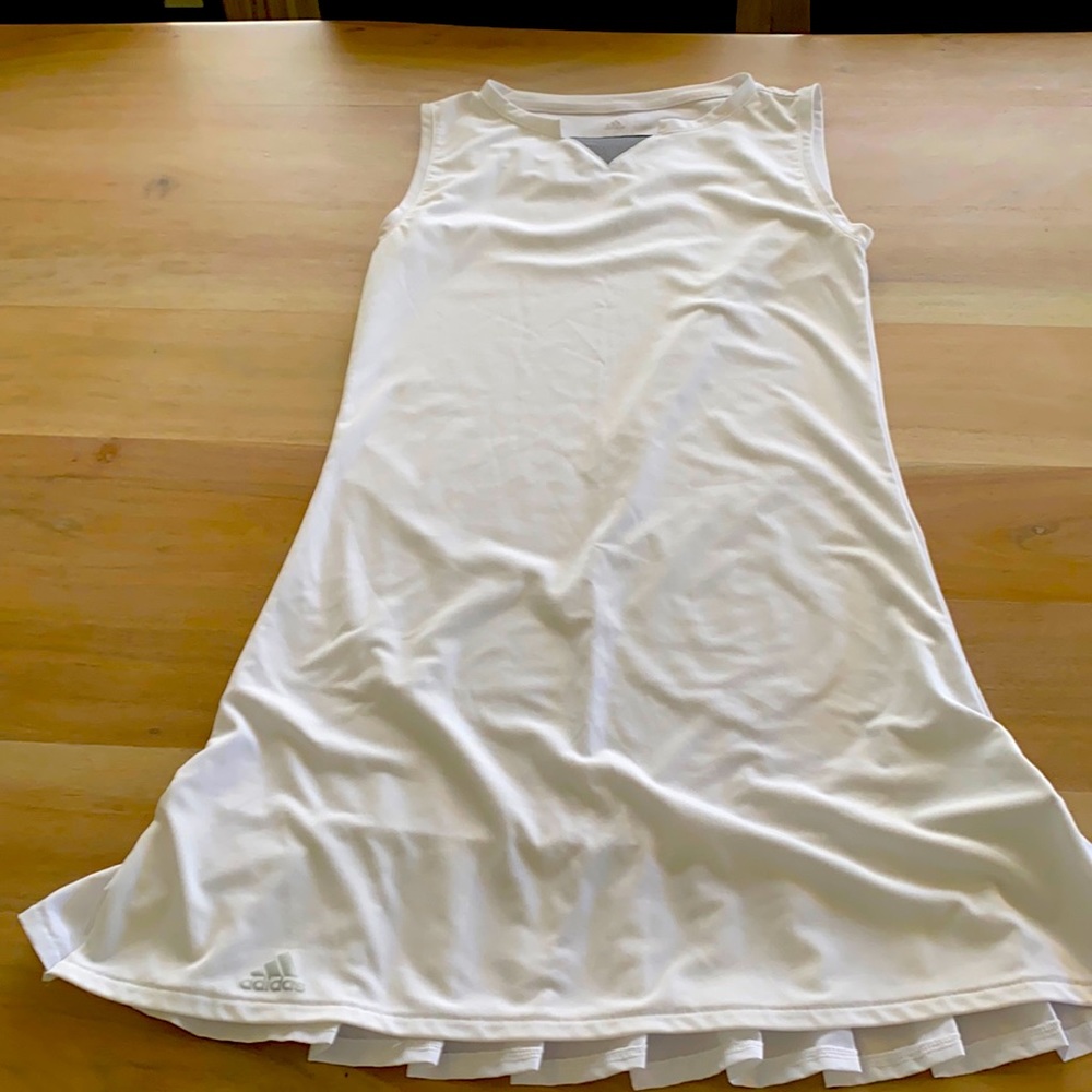 White Adidas tennis dress size small